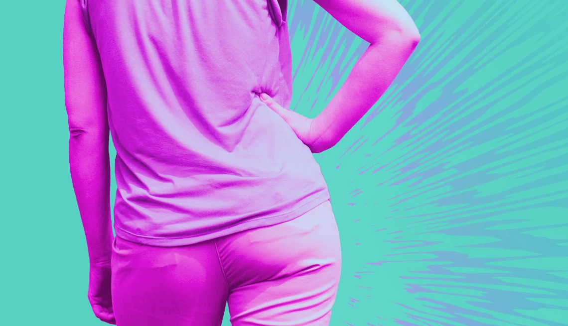 Hip Replacement Surgery woman holding her hip