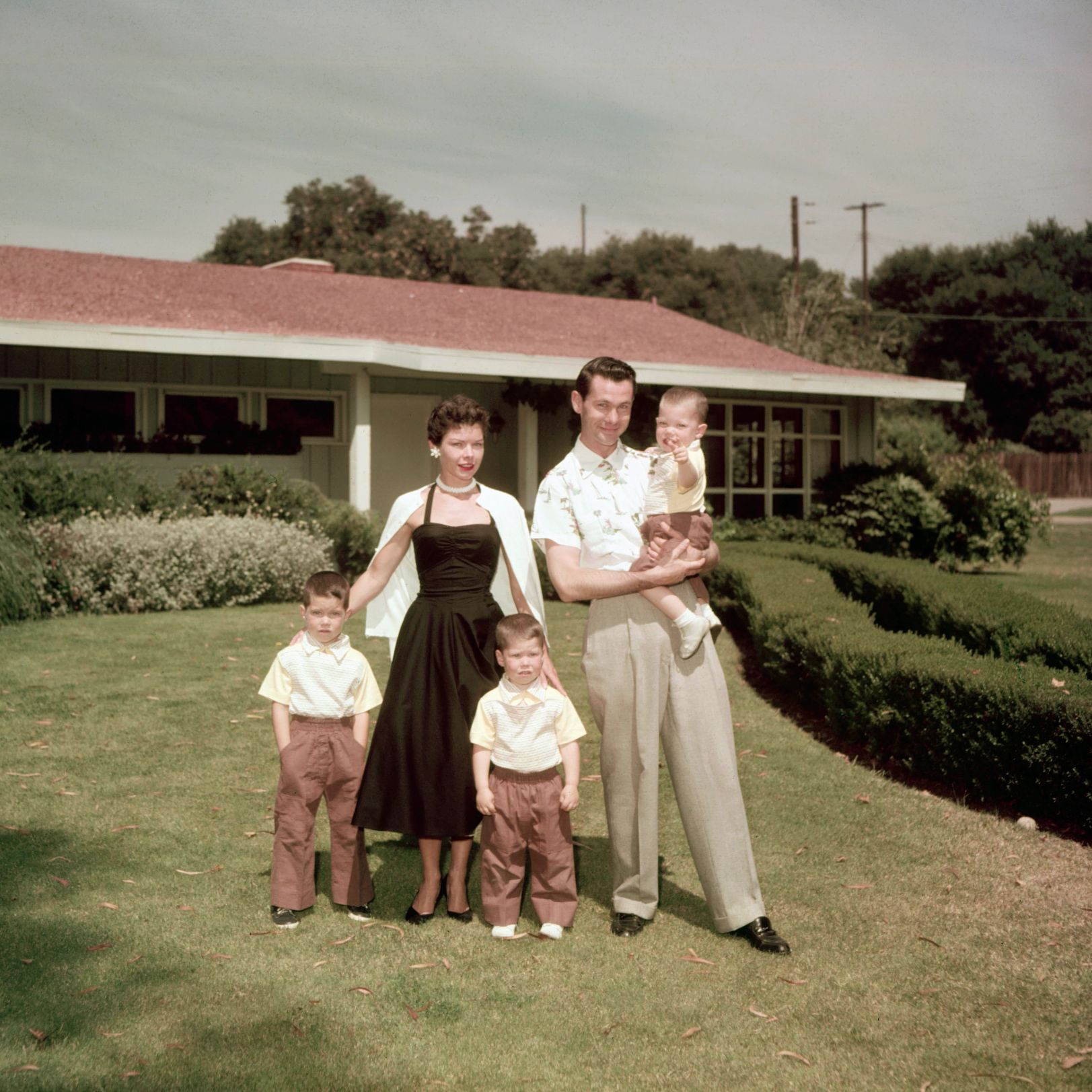 johnny carson with his family johnny carson with his family