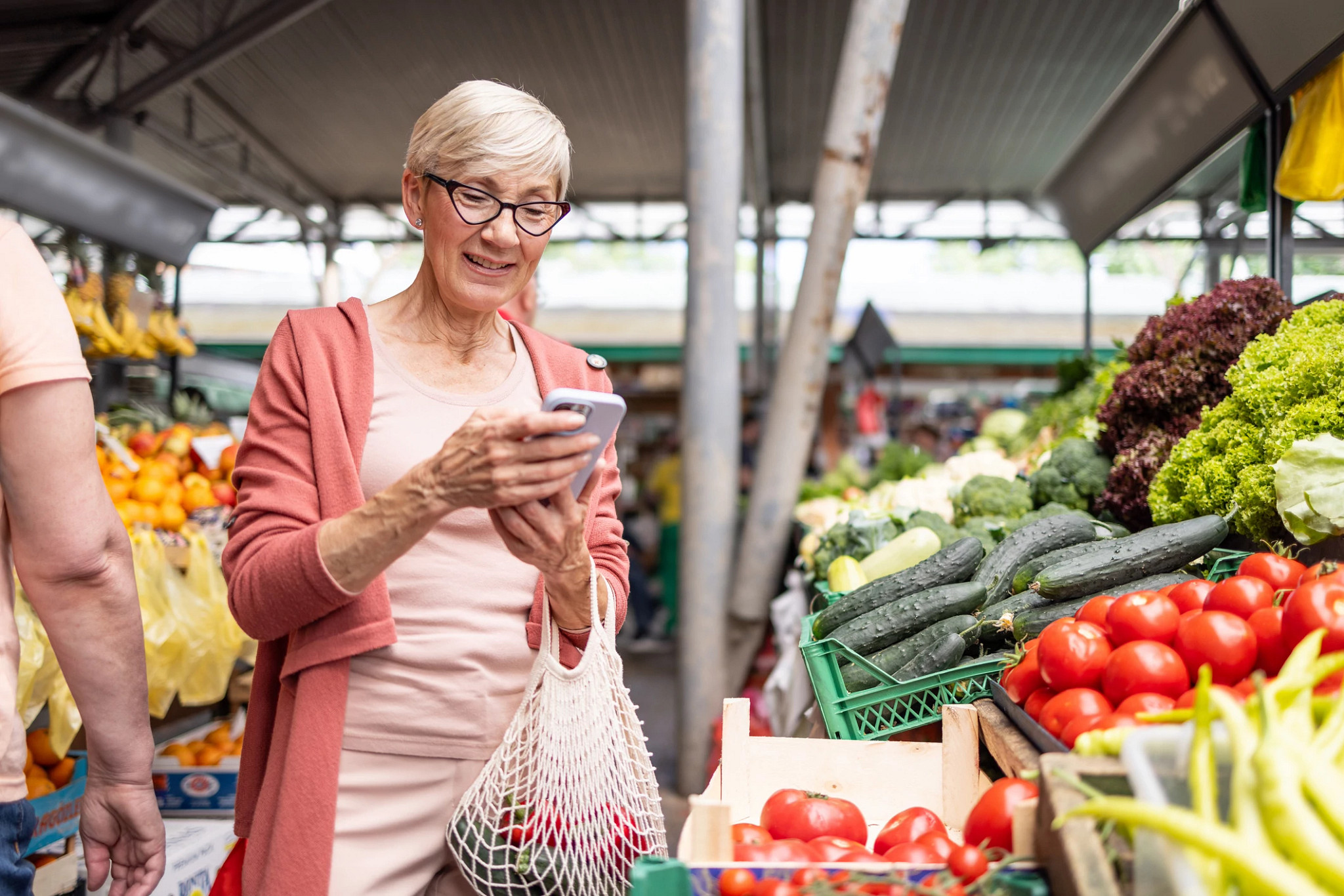 Woman in market