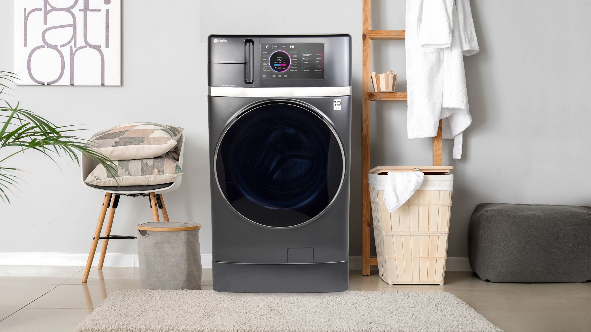 Washing machine and laundry hamper