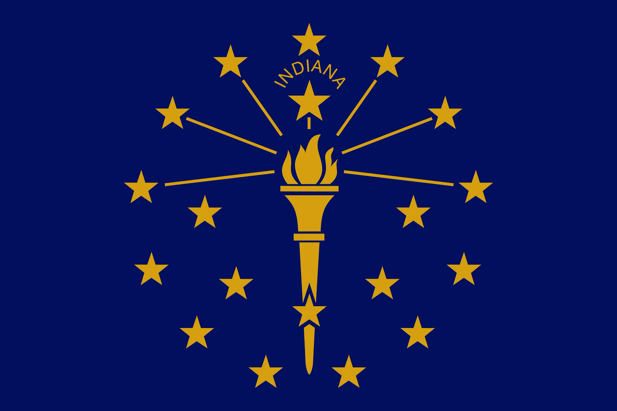 Indiana State Flag
