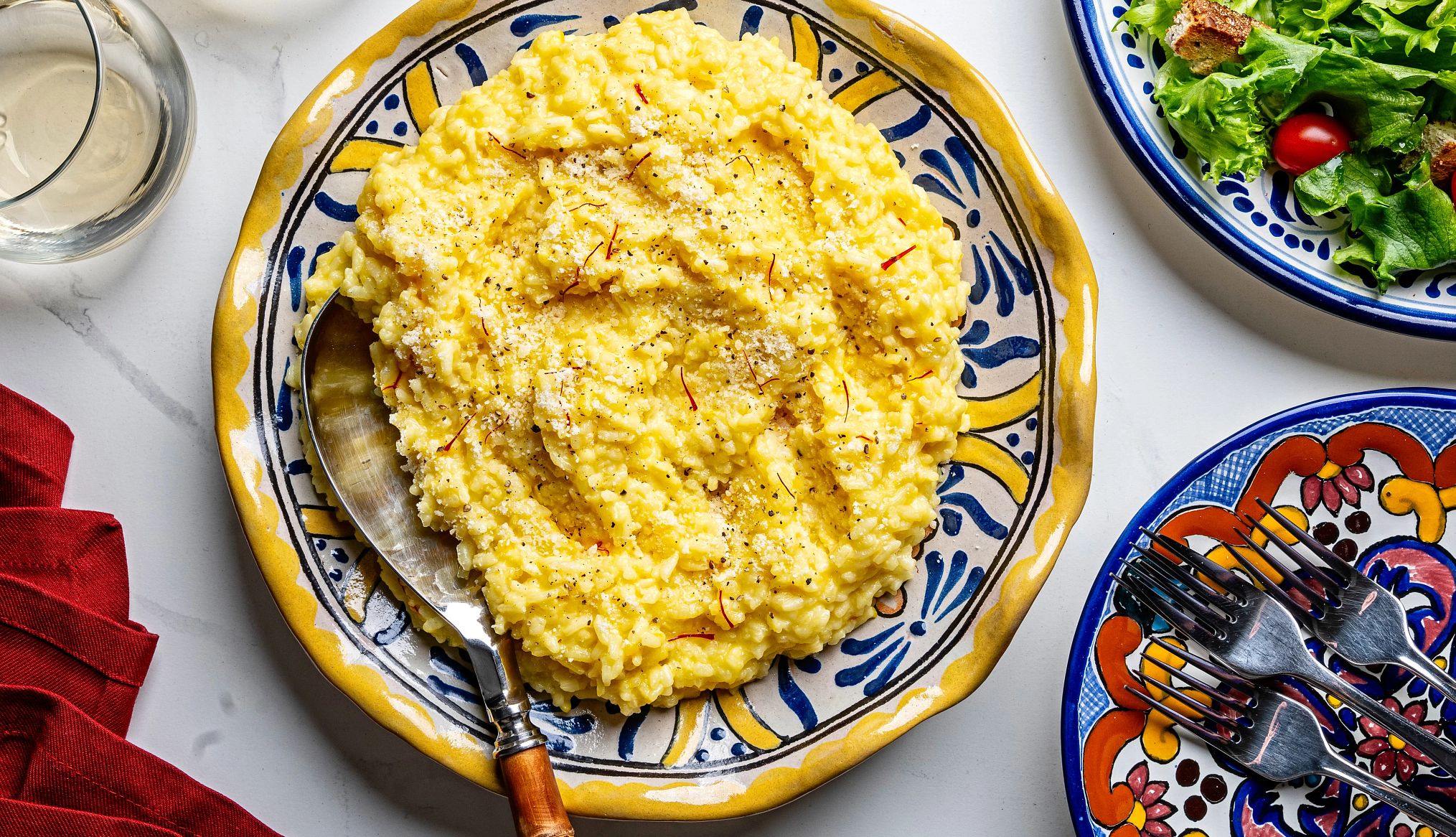 Risotto de azafrán