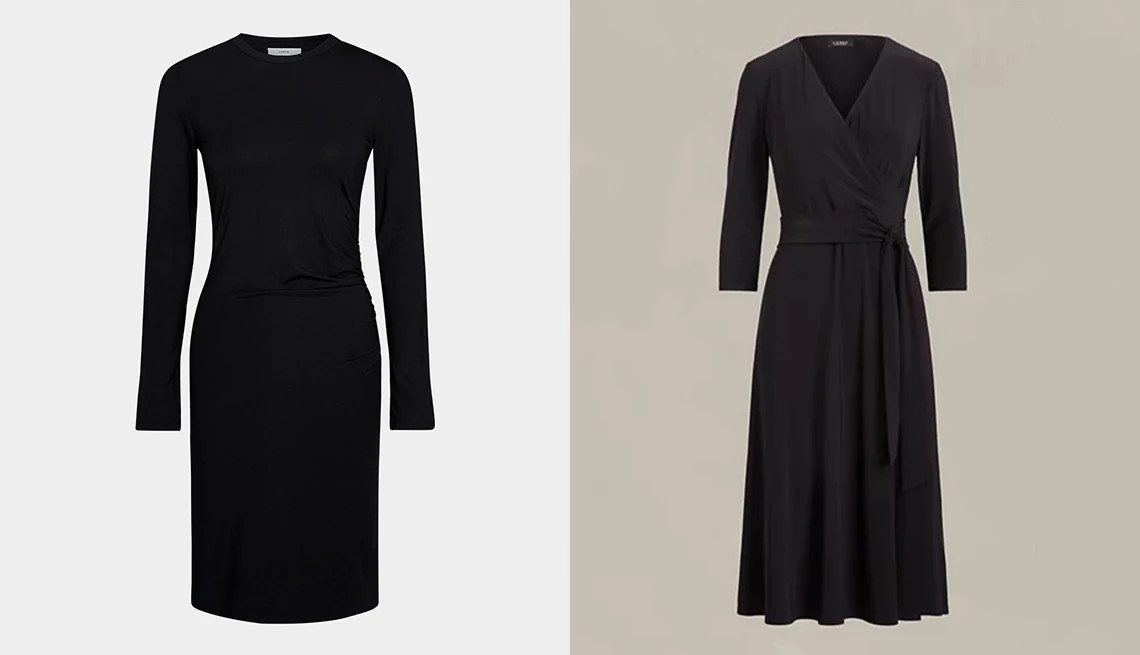 two black dresses