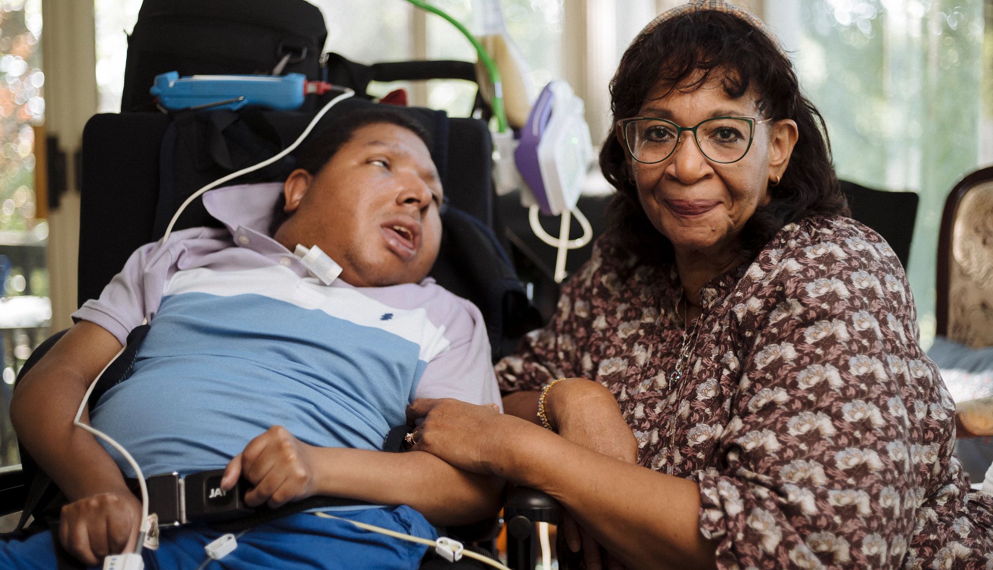 Why Today’s Caregiving Is More Medically Demanding Than Ever Debbi Harris, with her son Joshua