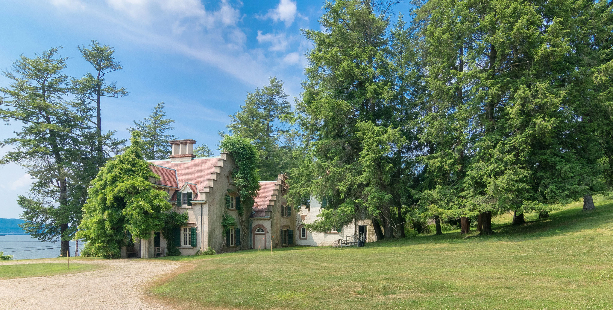 stone Dutch-style cottage