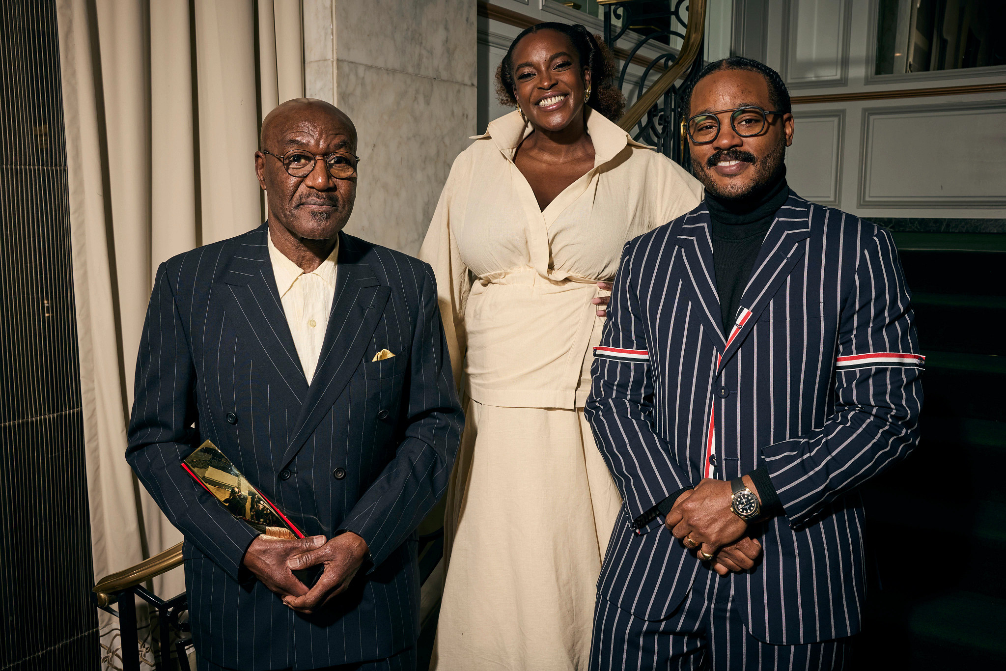 Delroy Lindo, Wunmi Mosaku, and Ryan Coogler