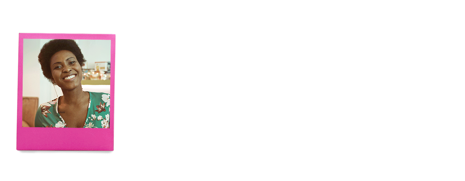 gif of Polaroid photos of smiling women