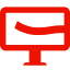 AARP Member Benefits red desktop computer monitor logo icon