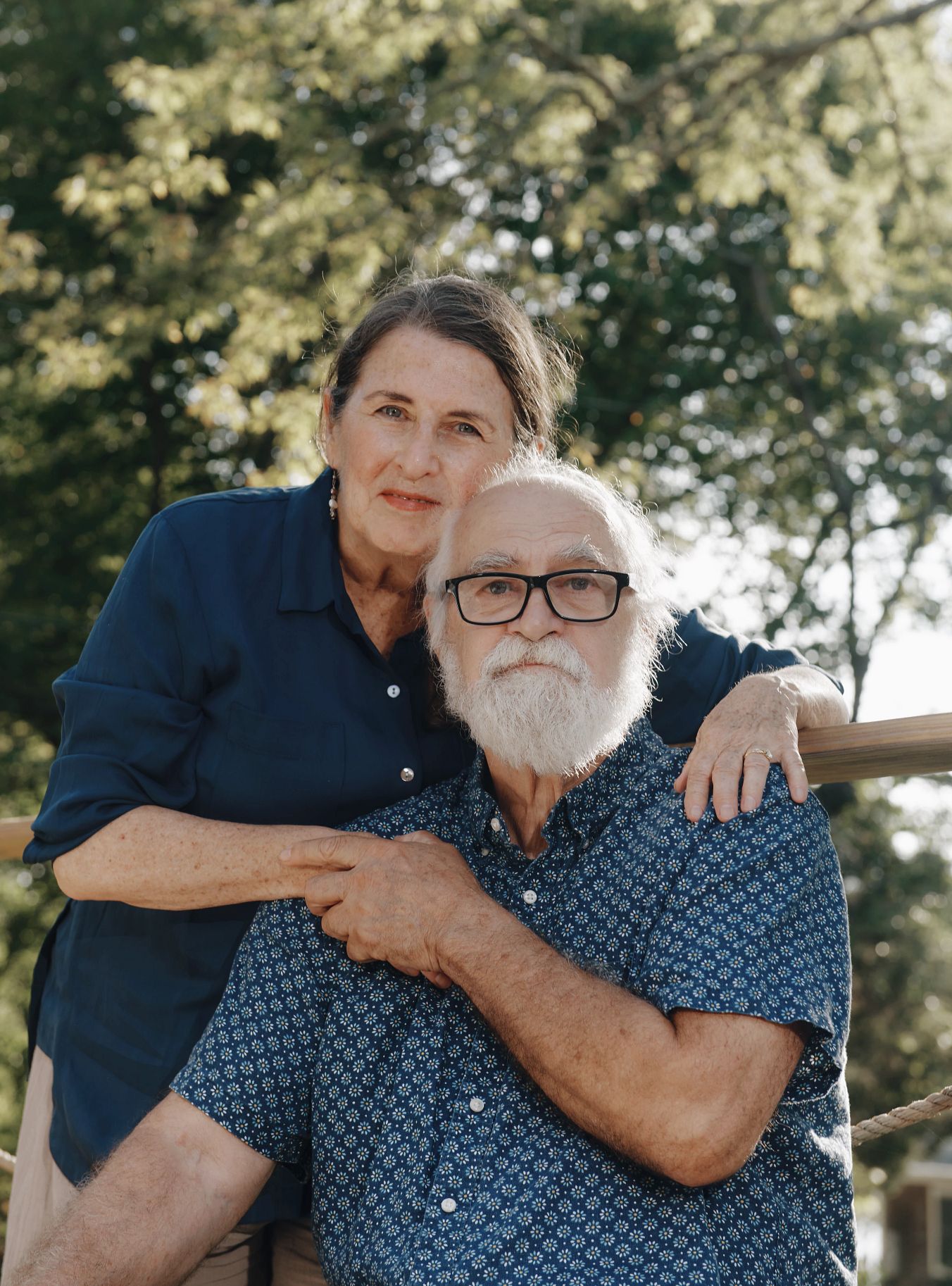 Caregivers Navigate Sensitive Conversations About Suicide With Care Recipients a man and woman taking a picture