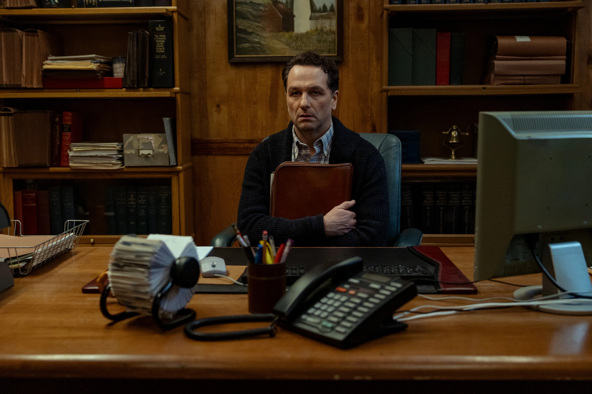 matthew rhys in a scene from widows bay