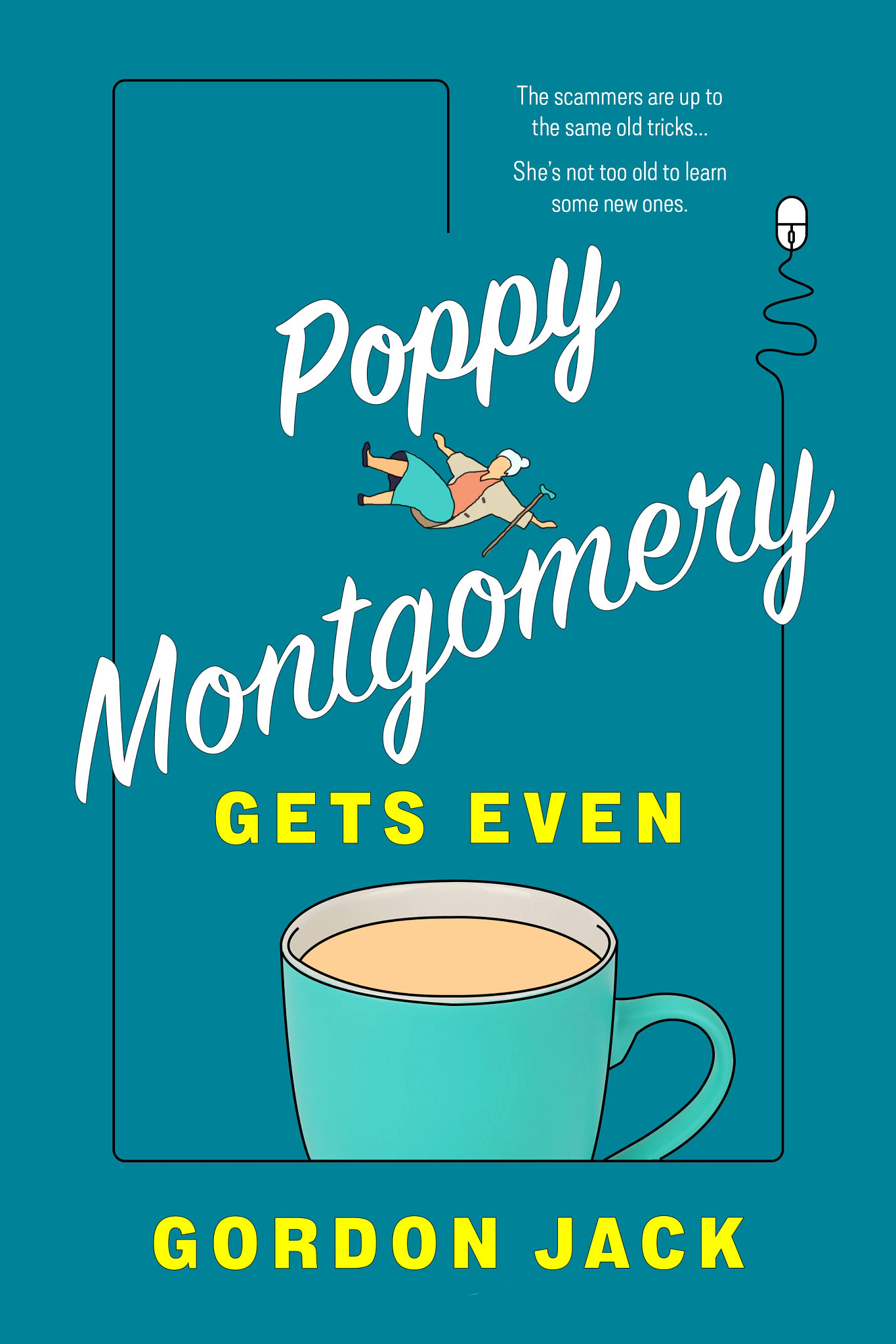 the cover of the novel poppy montgomery gets even by gordon jack