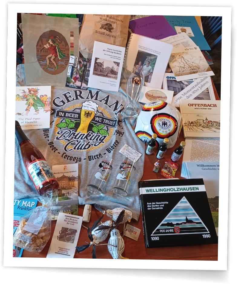 Debra Wolfe's souveniers from Germany