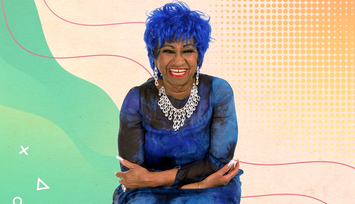 Celia Cruz Legendary singer Celia Cruz smiling