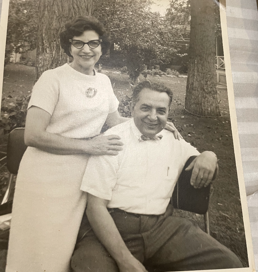 Tale of Two Grandmothers David Hochman's Grandma Ruth and her husband, Lake, are shown in a black and white photo.