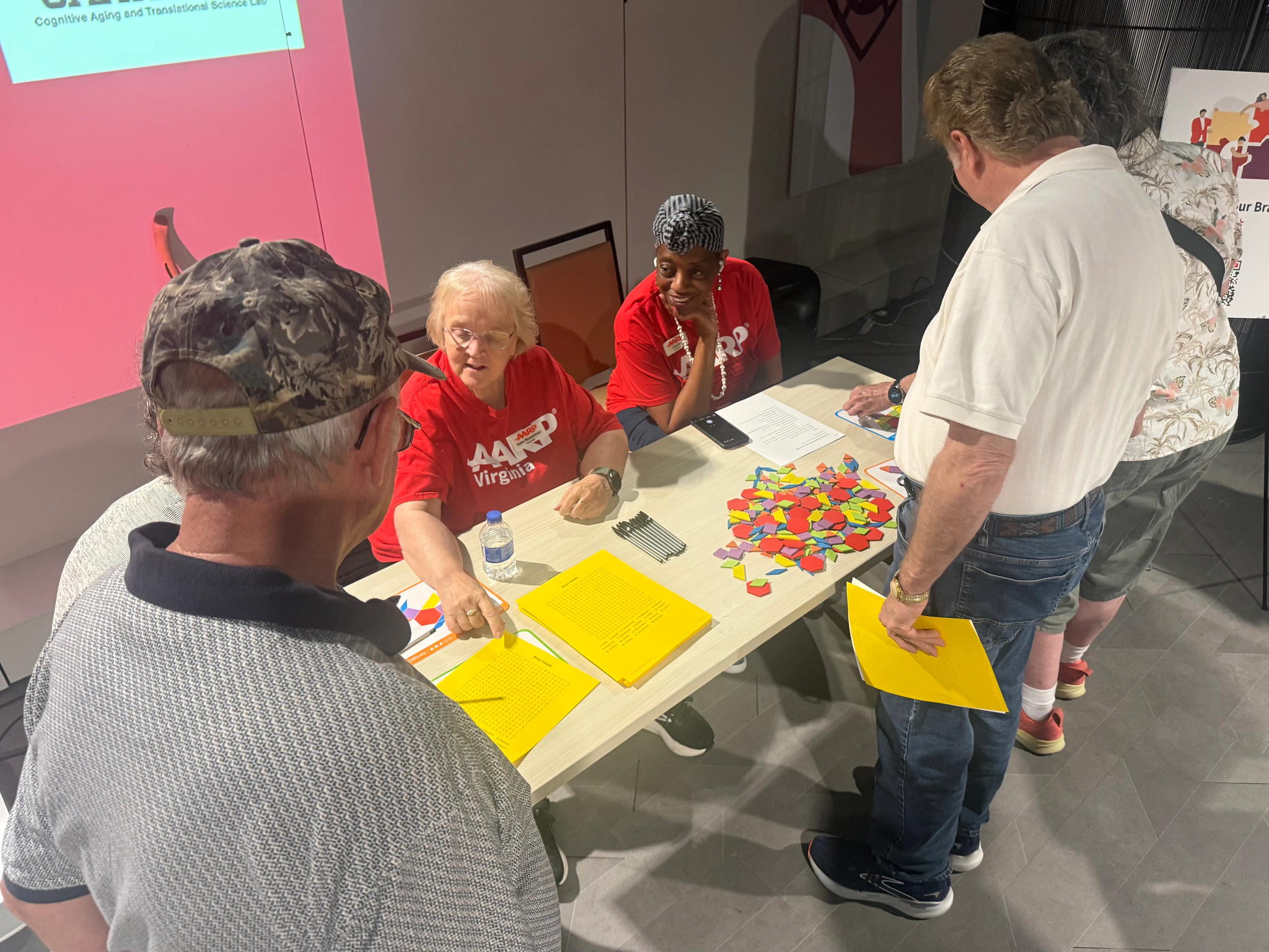 people attending an event