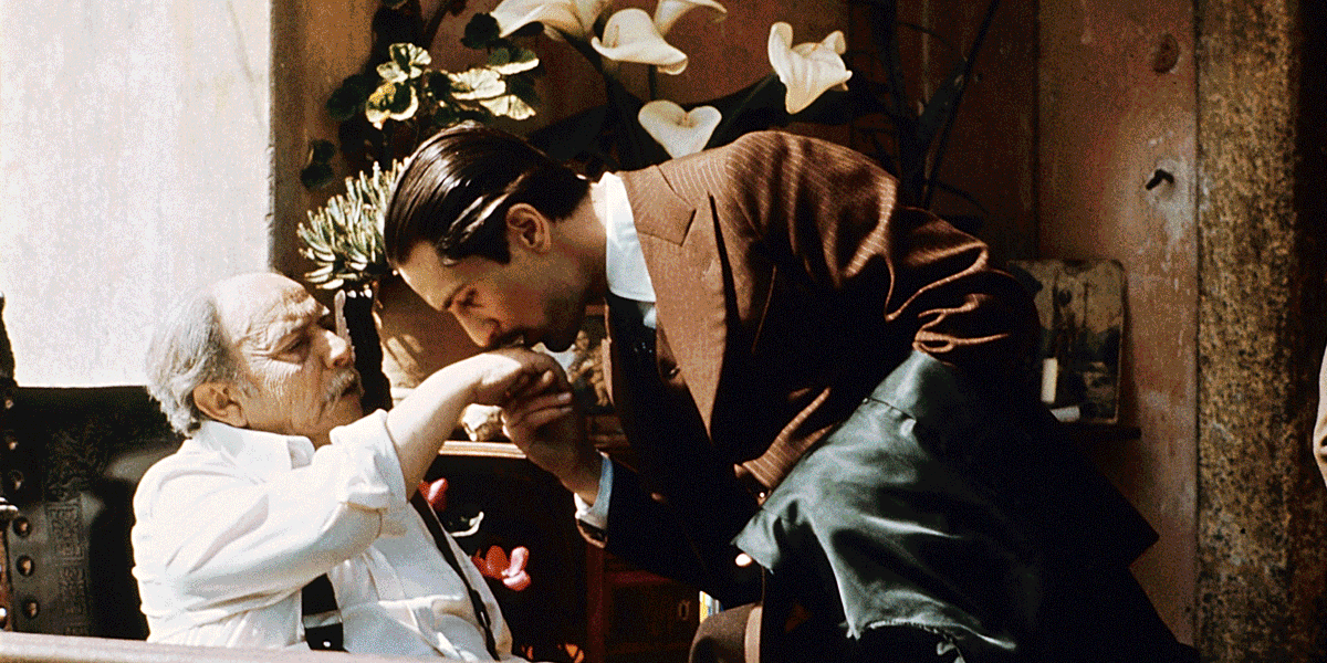 gif de varias escenas de los filmes de Robert De Niro 