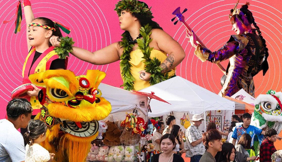 different images during a a p i celebrations