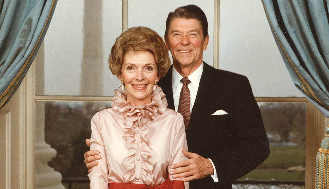 Nancy Reagan was his true love Pres. Ronald Reagan and Nancy Reagan in 1984