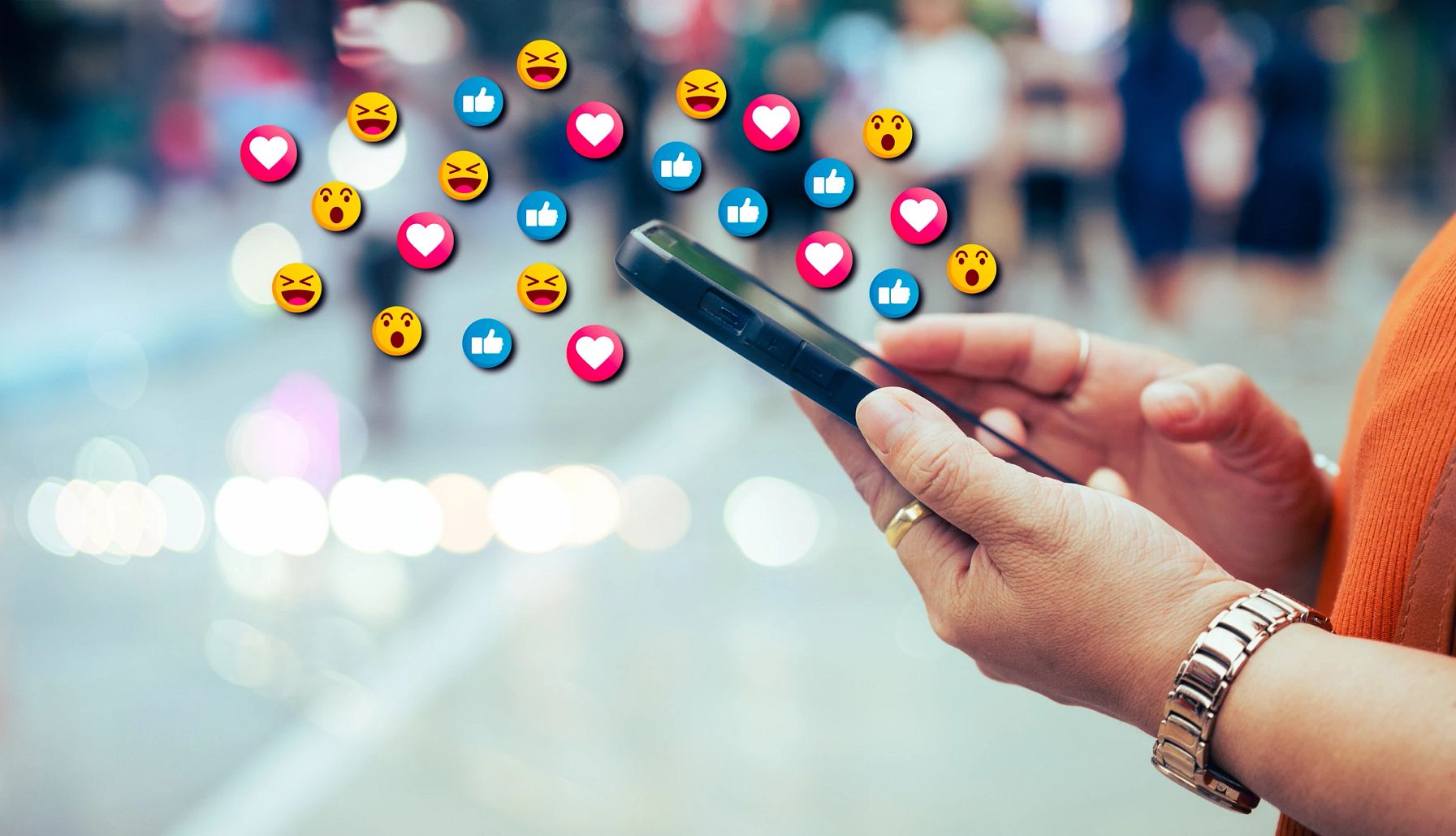 Engaging image of emojis displayed on a smartphone, showcasing expressive digital communication, perfect for social media or messaging concepts. Engaging image of emojis displayed on a smartphone, showcasing expressive digital communication, perfect for social media or messaging concepts.