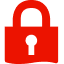 AARP Member Benefits red lock security logo icon