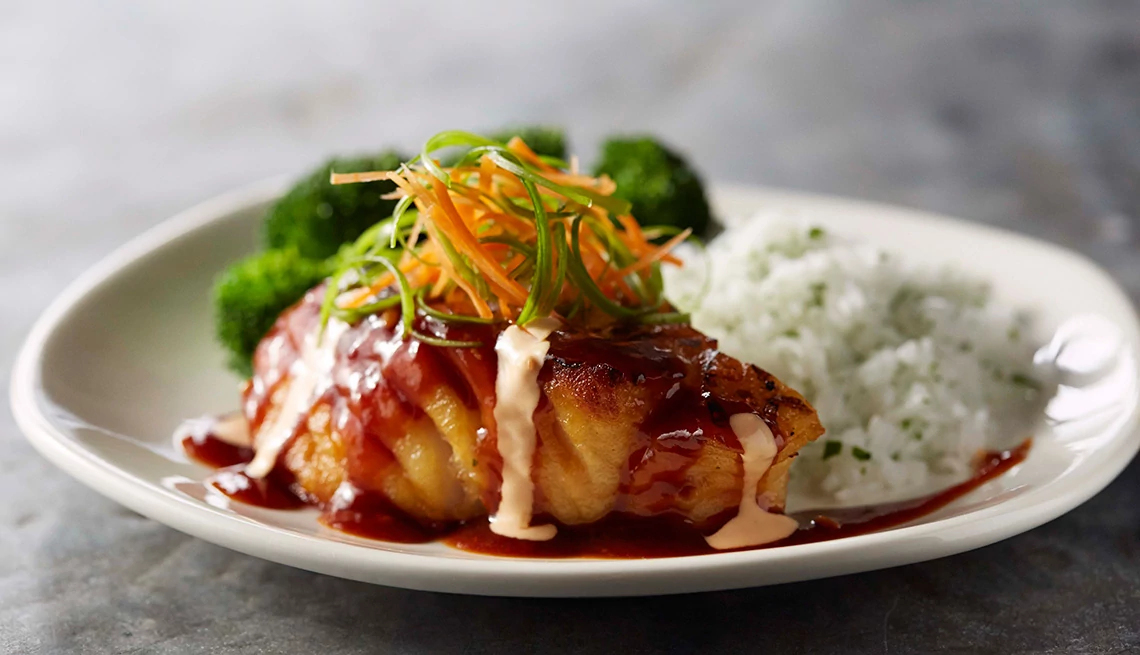 Bonefish Grill bonefish pan Asian salmon dish