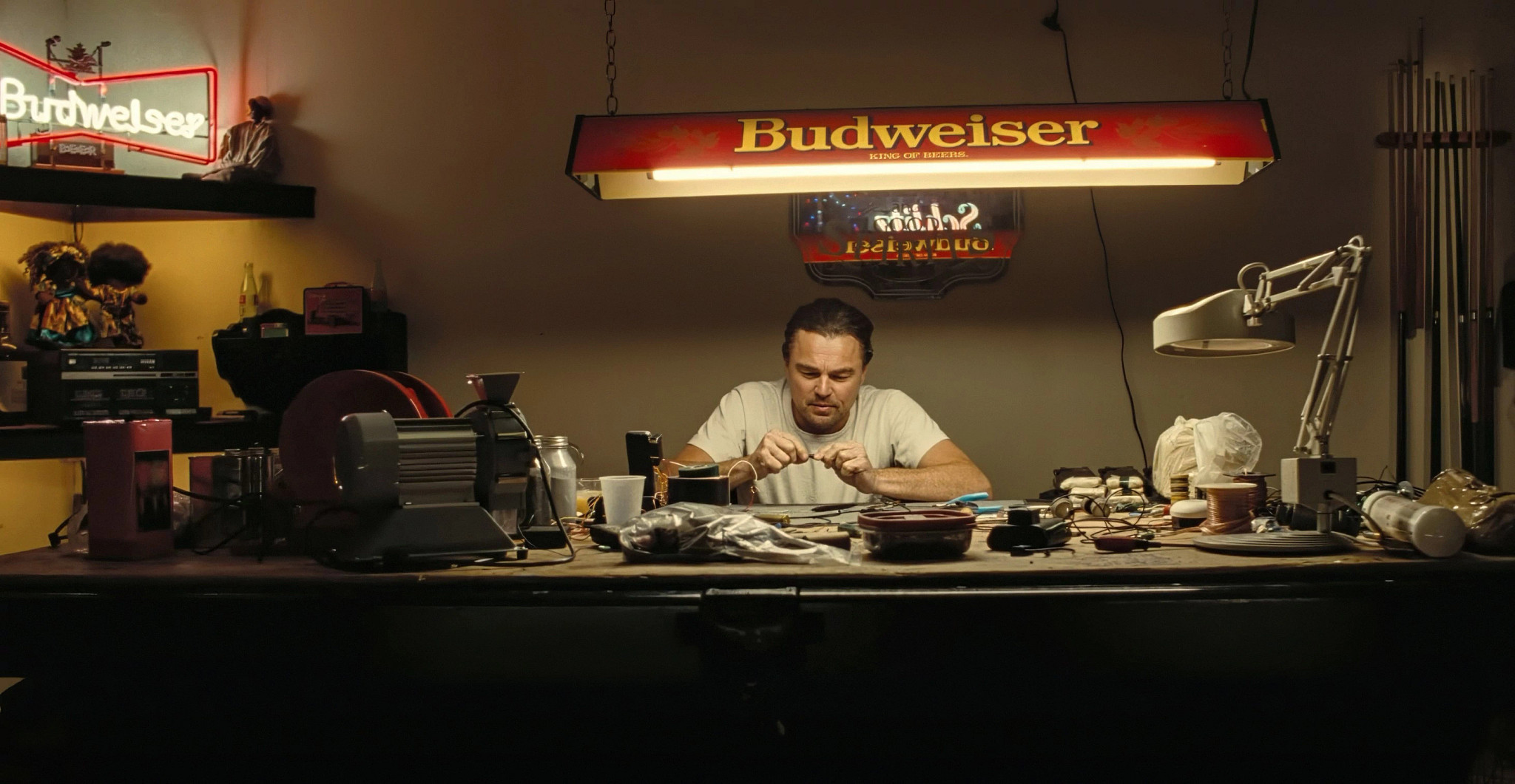 leonardo di caprio in a scene from one battle after another