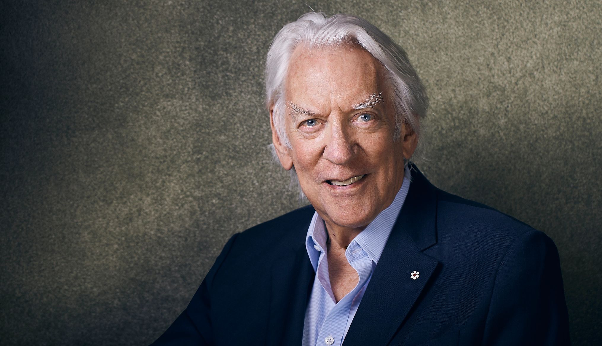 Donald Sutherland Actor Donald Sutherland smiling for a portrait