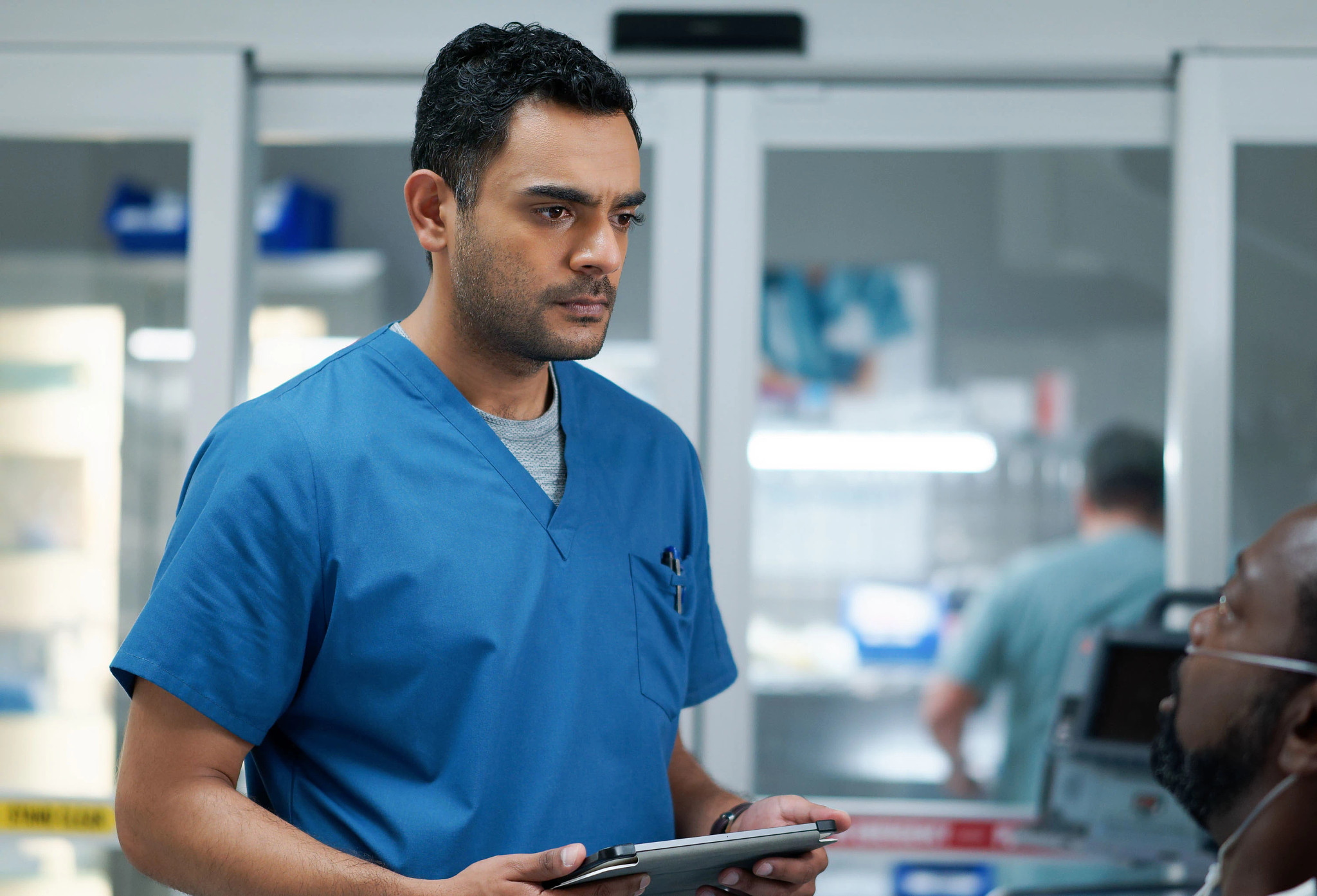 Hamza Haq in a still from Transplant