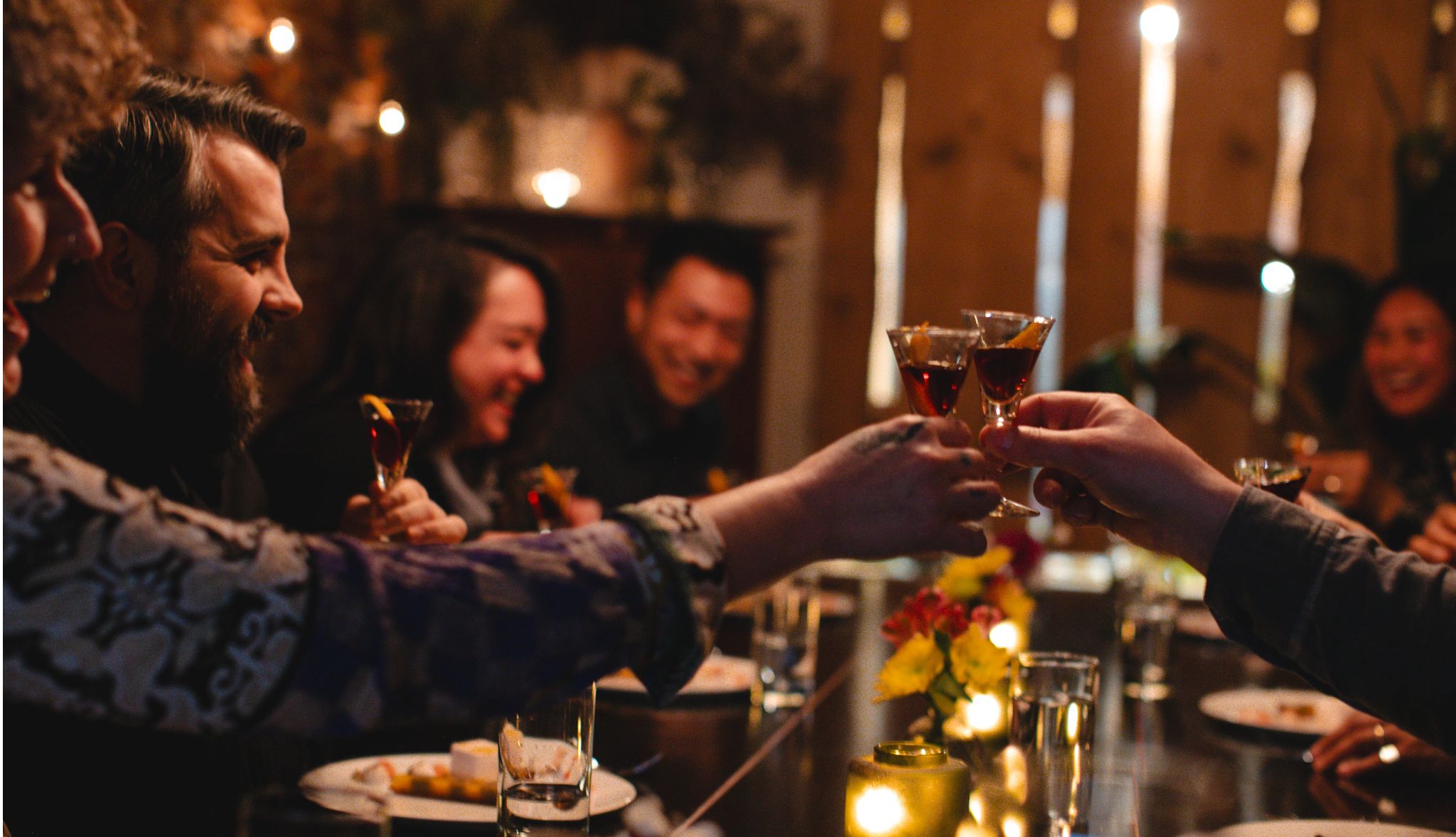 Dining at Ambra can be expensive people eating at the Ambra restaurant in Philadelphia