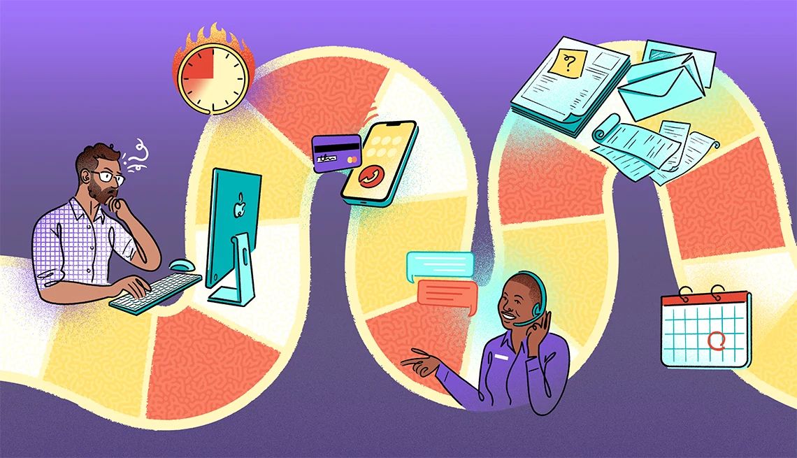 Do’s and Don’ts to Win Credit Card Disputes a board game path with people on it showing different ways to tackle credit card debt