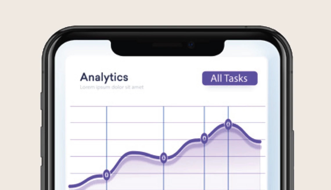 Vistazo de un teléfono móvil