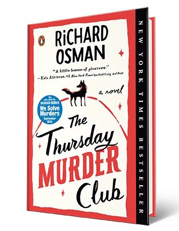 Book that says Richard Osman, The Thursday Murder Club