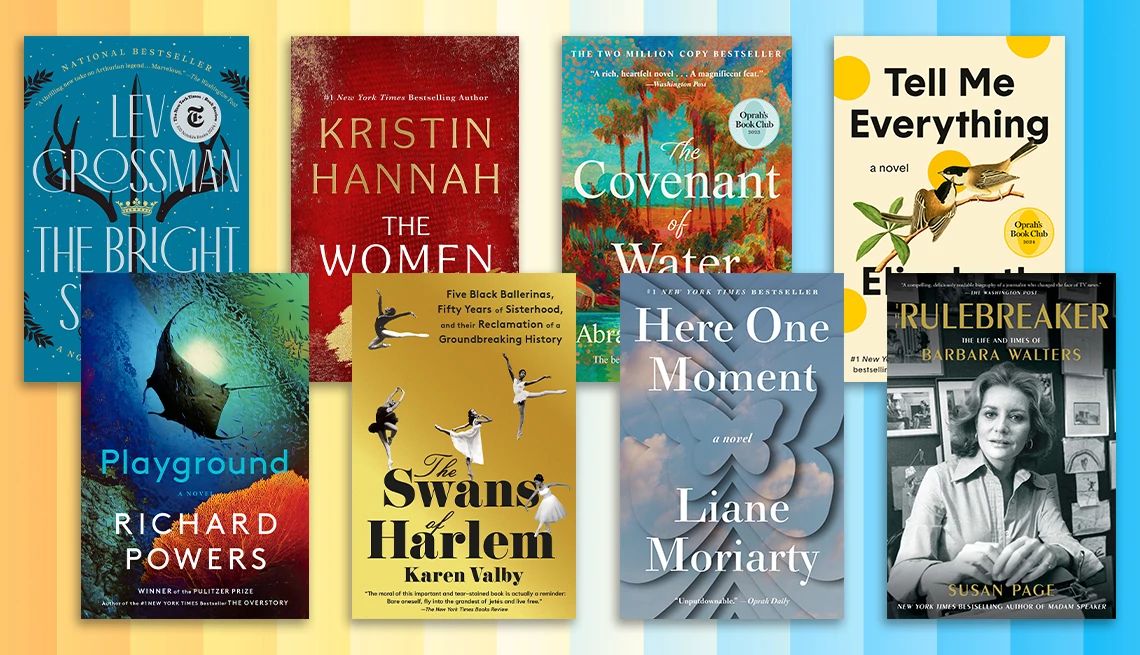Great Reads Now in Paperback the covers of 8 books that are new in paperback