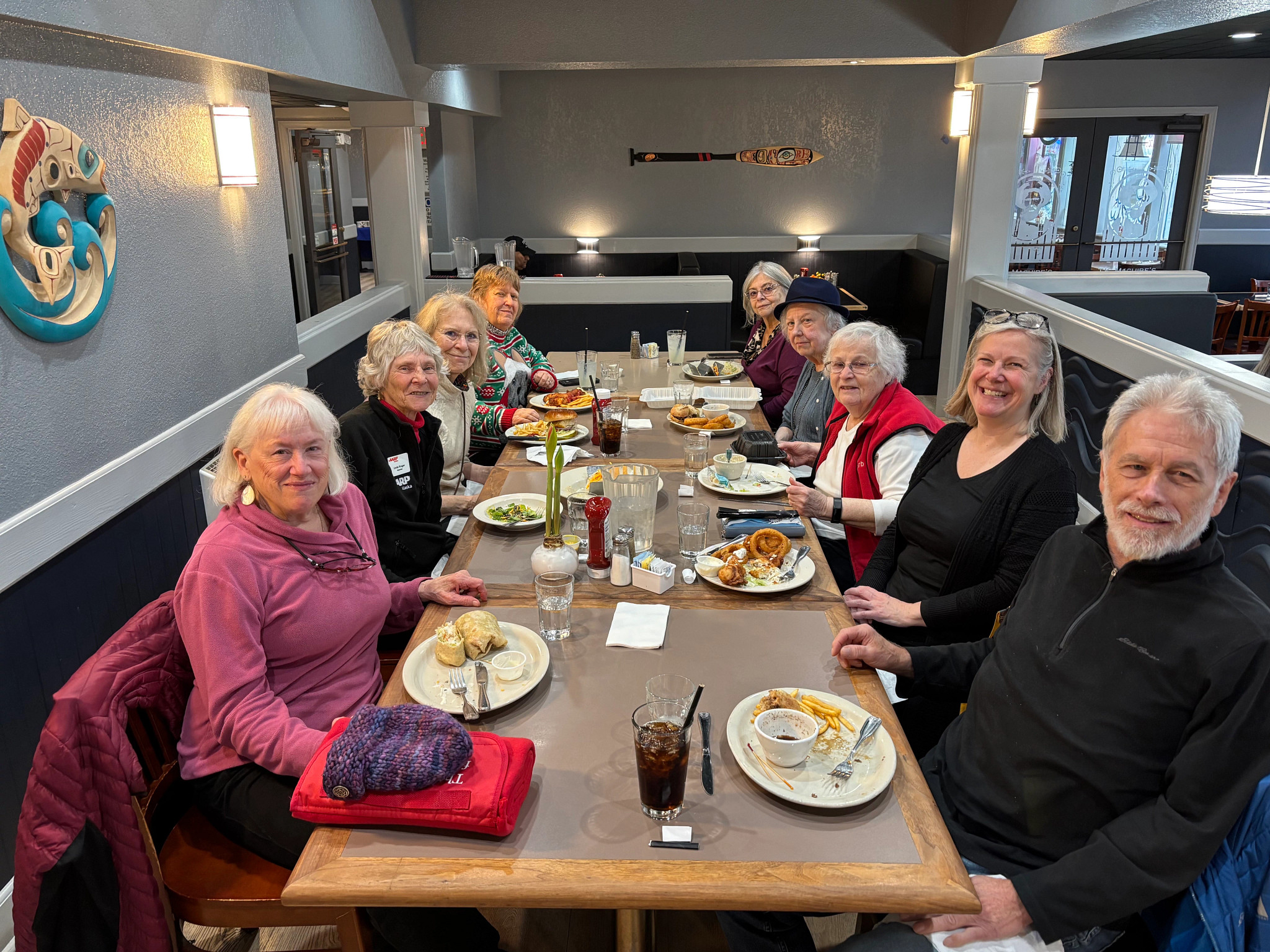 people sitting at a table