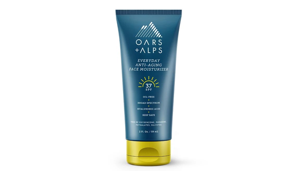 Style Tips for Men Over 50 a bottle of face moisturizer