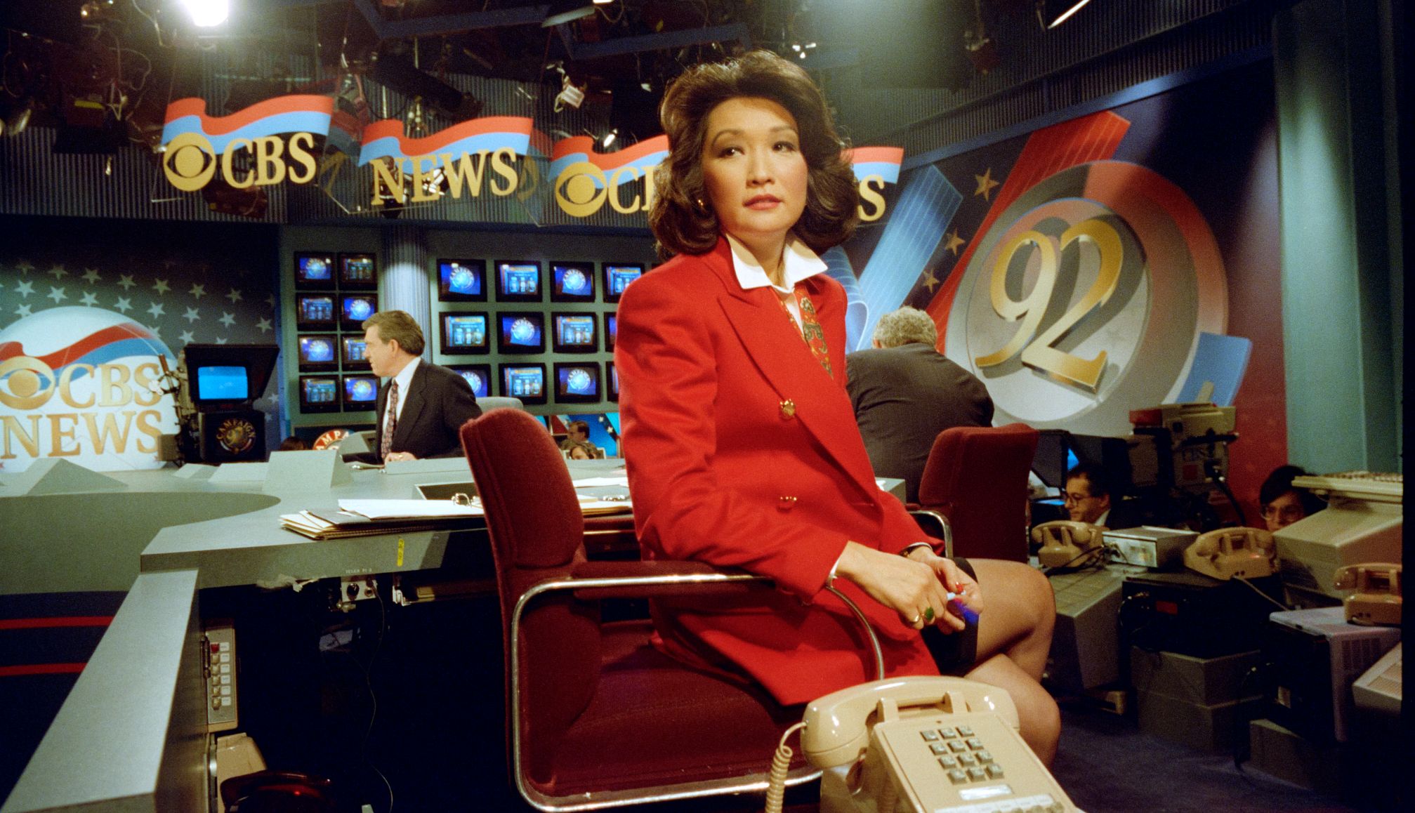 Excerpt from 'Connie: A Memoir' Dan Rather, Connie Chung and Bob Schieffer in C B S News Studio