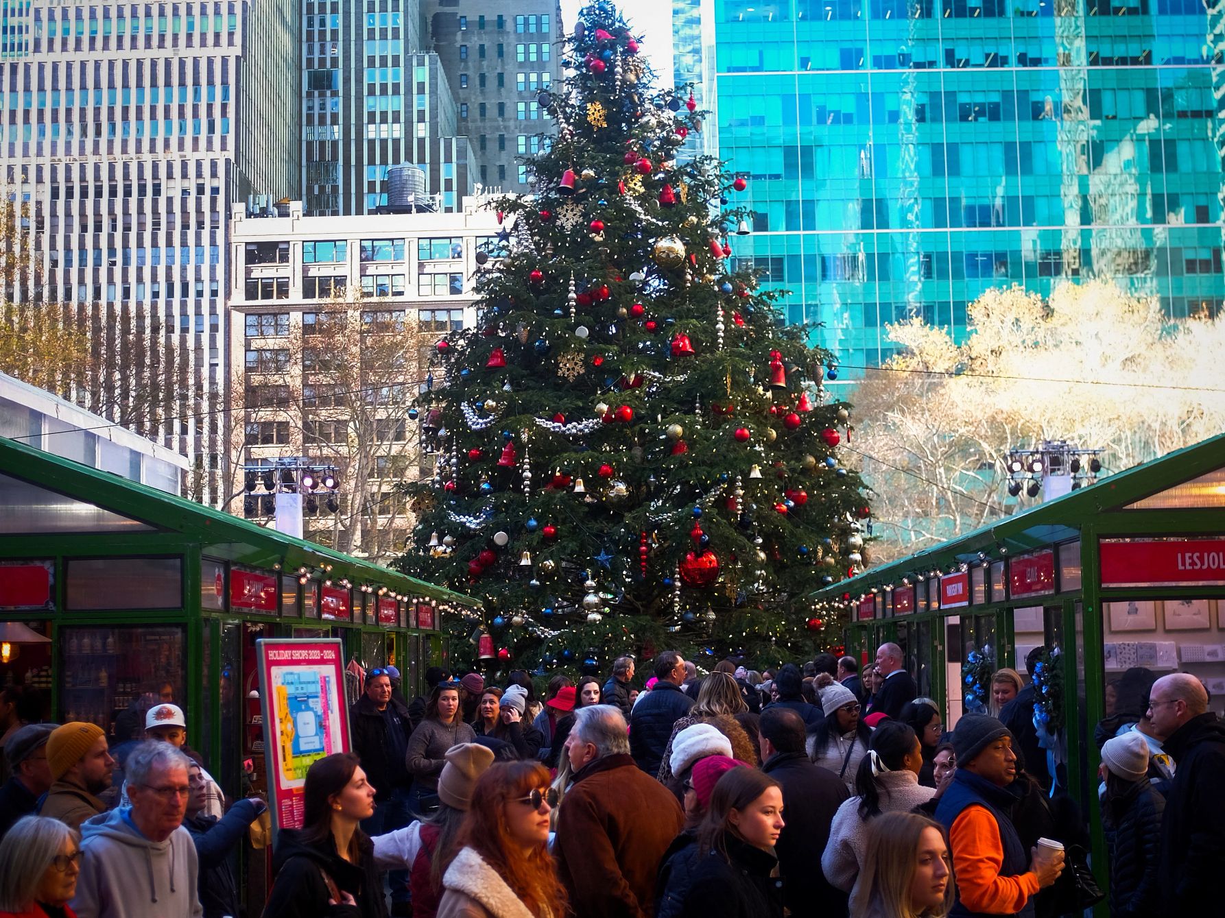 Holiday markets holiday wonderland in Bryant Park