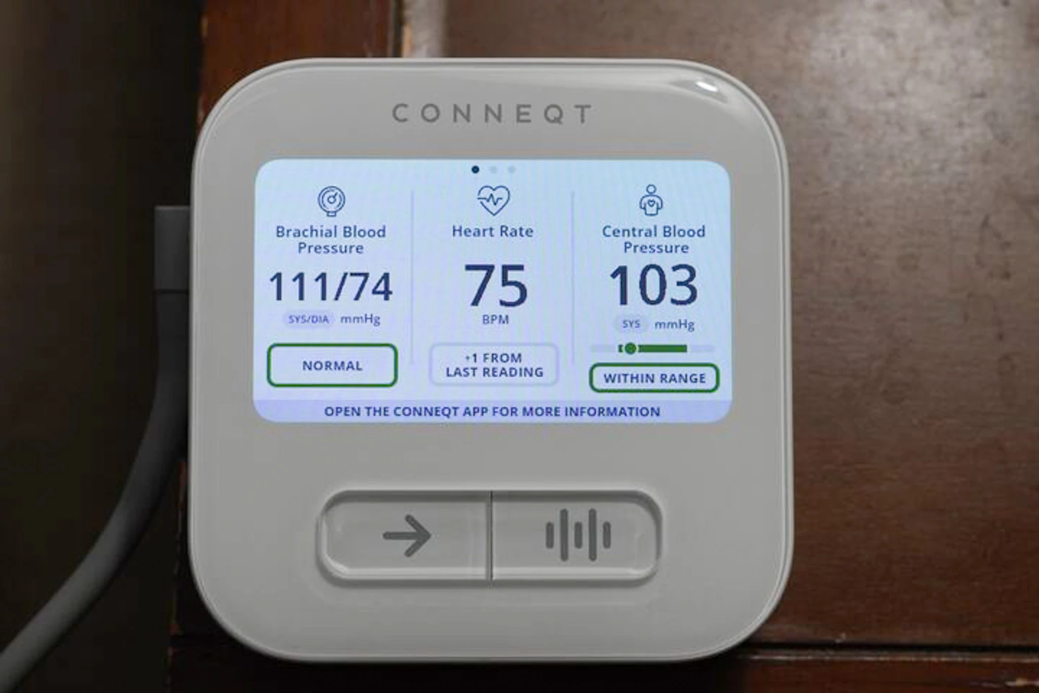 The CONNEQT Pulse Blood Pressure Monitor