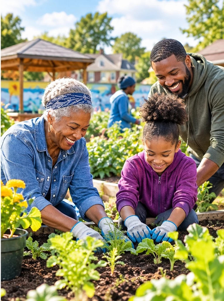 family planting