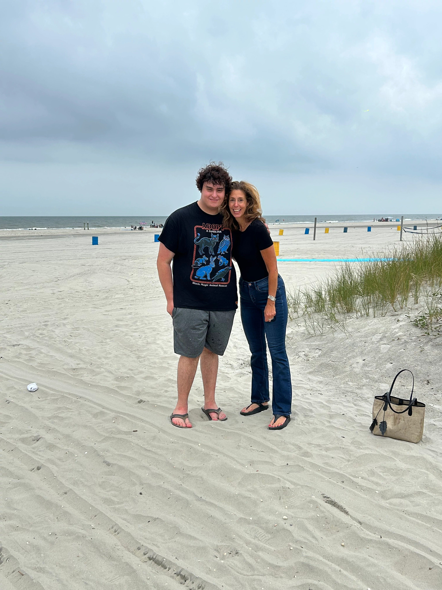 Melina Bellows and her son, Chase