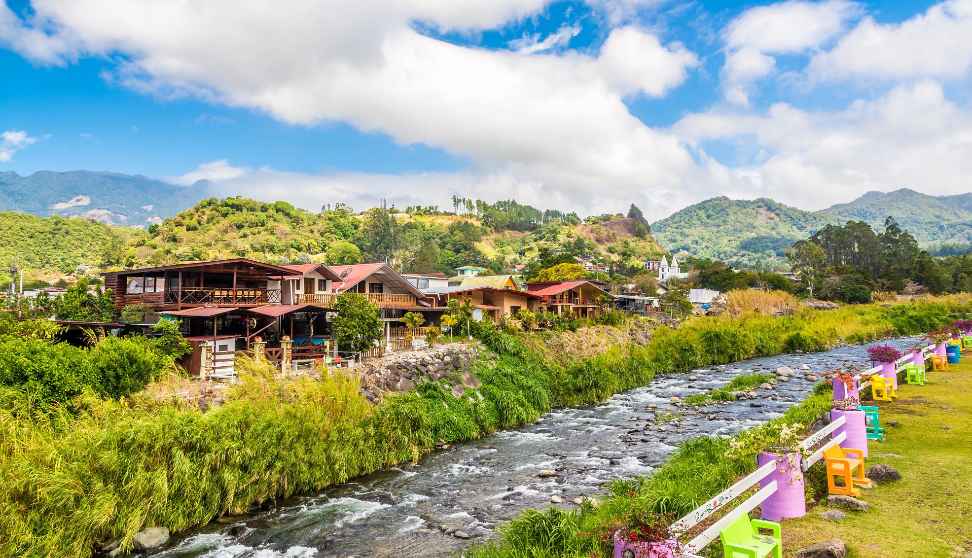 Great Affordable Places to Retire Abroad View at the Caldera river