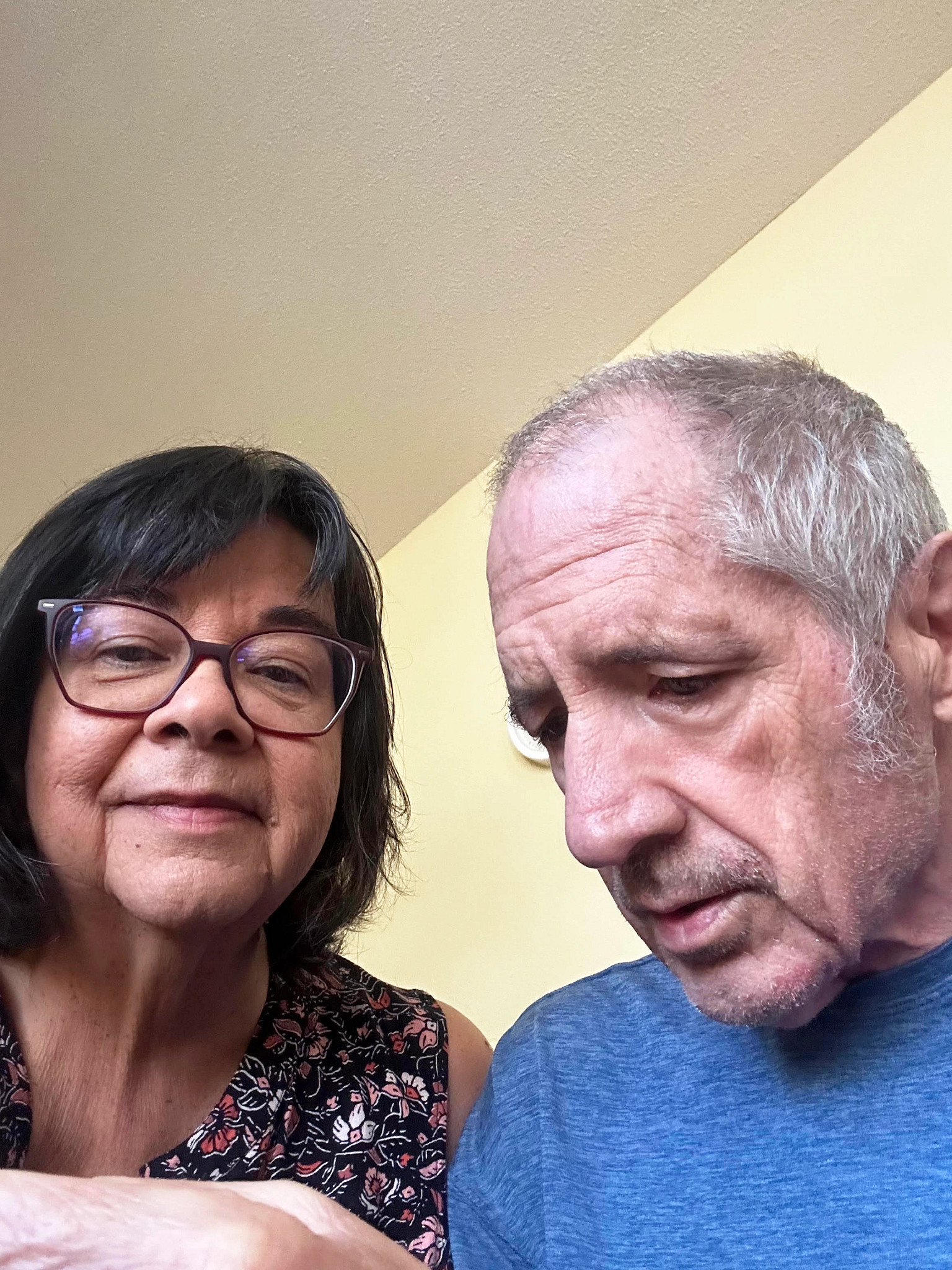 Eileen Kalk and her husband Tom are shown in a photo