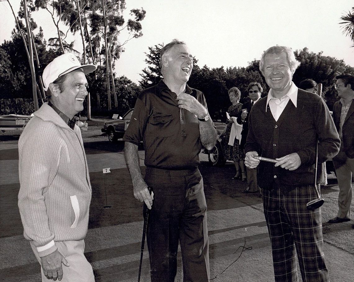 Jim Mahoney Bob Newhart, Dick Martin and Jim Mahoney