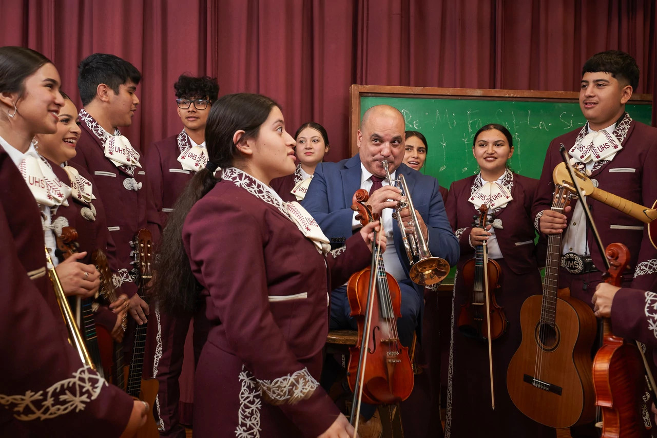a mariachi band