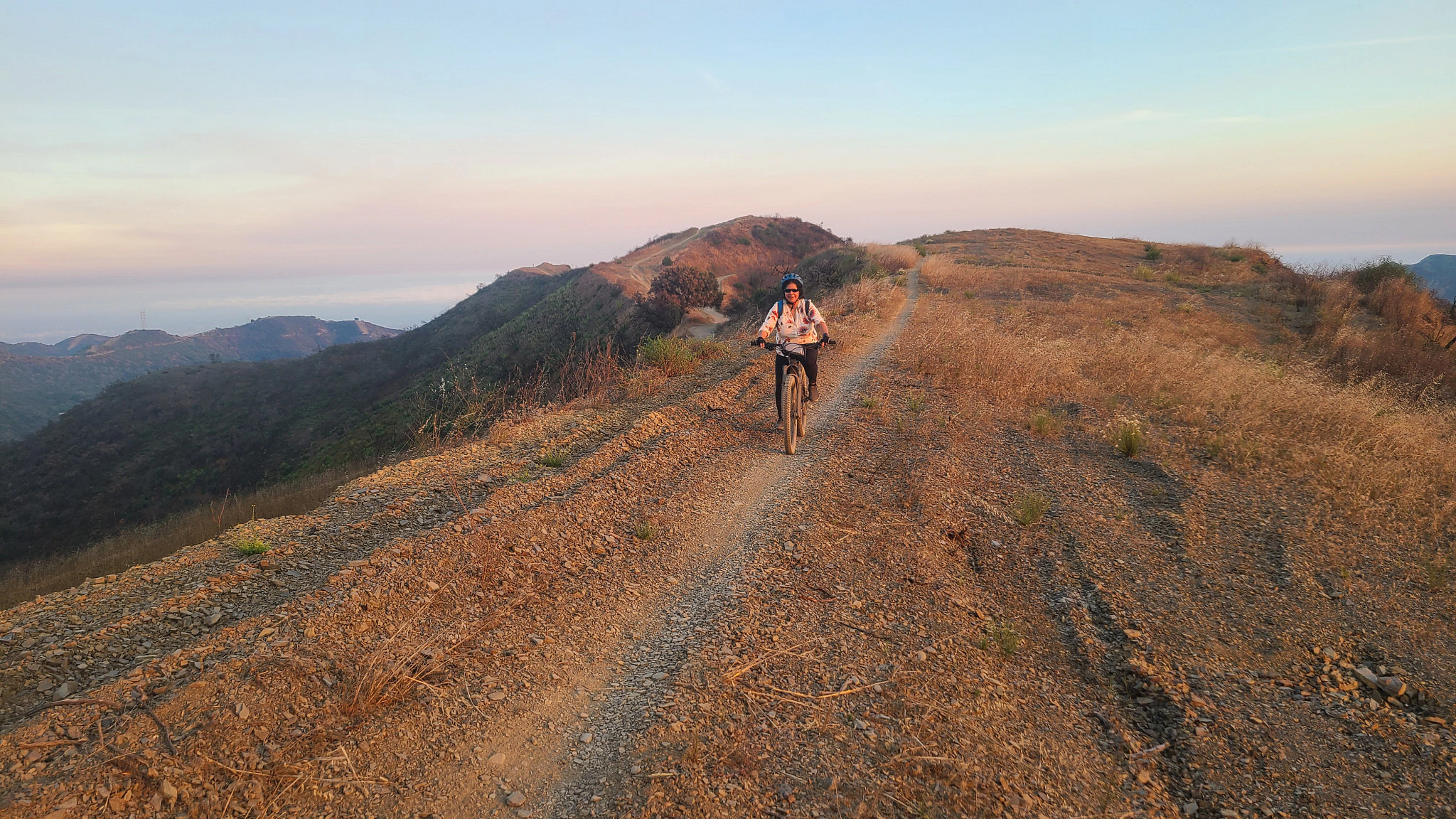 Damini Dey hiking