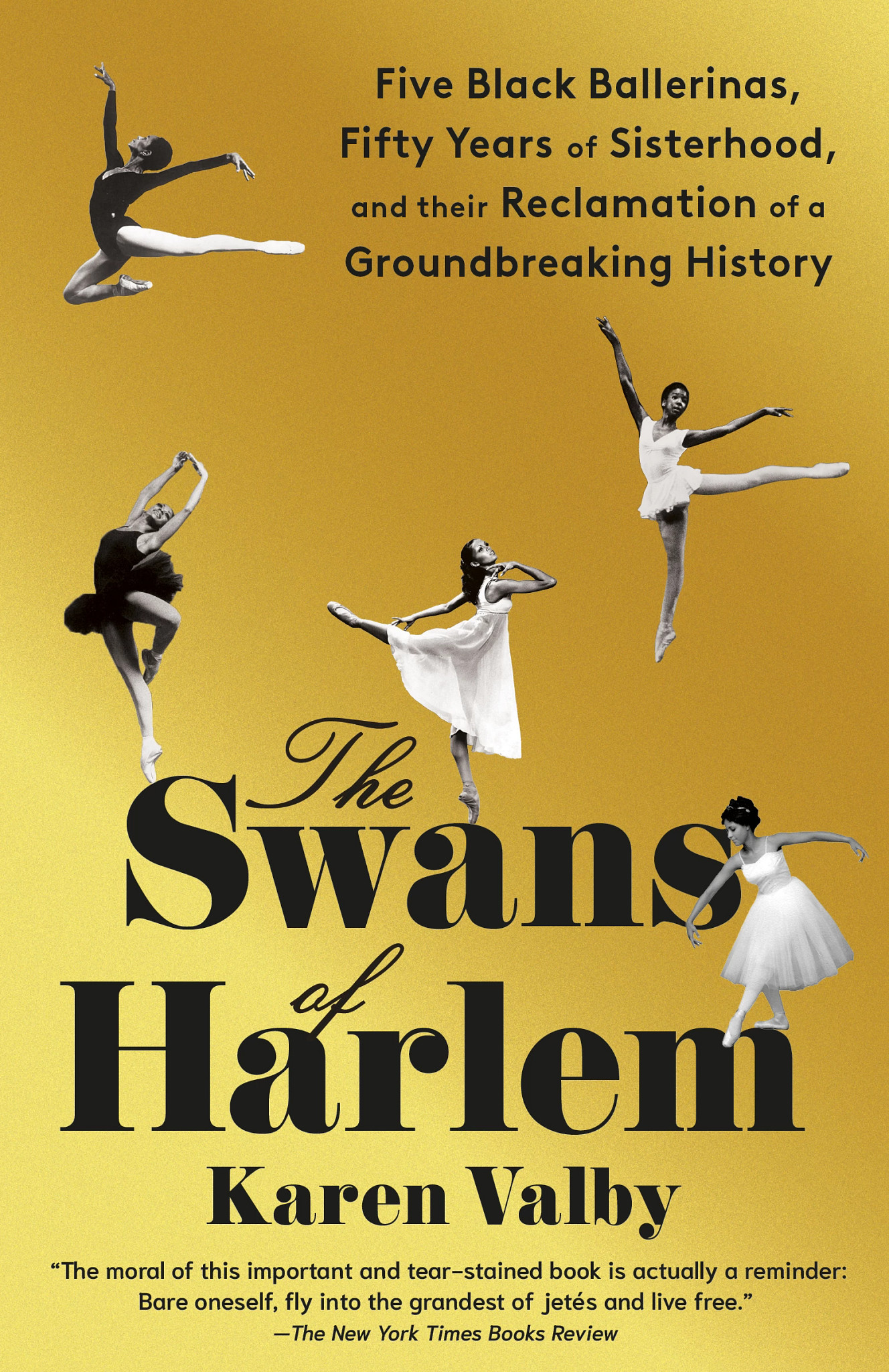 the cover of the book the swans of harlem