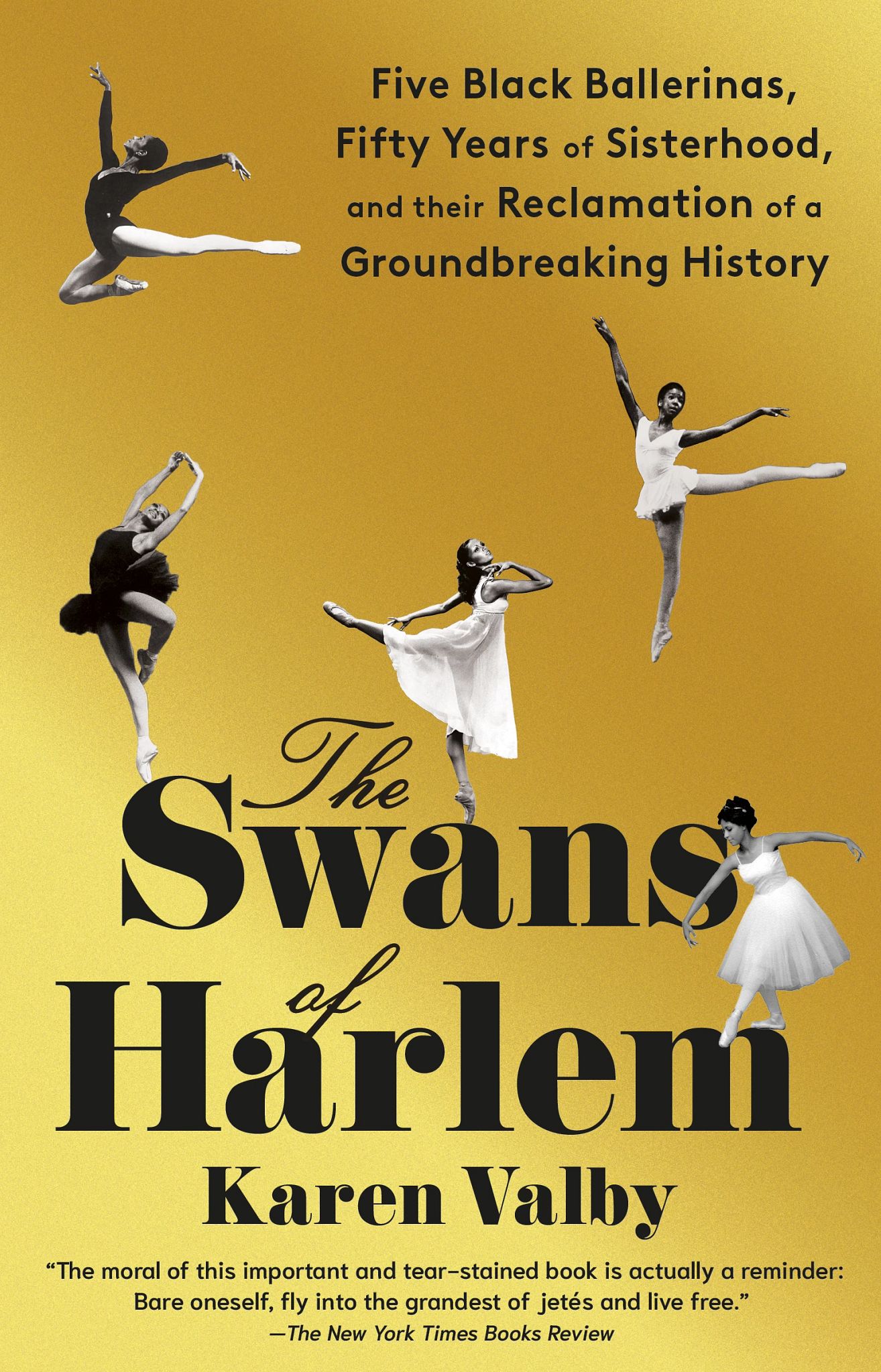 Great Reads Now in Paperback the cover of the book the swans of harlem