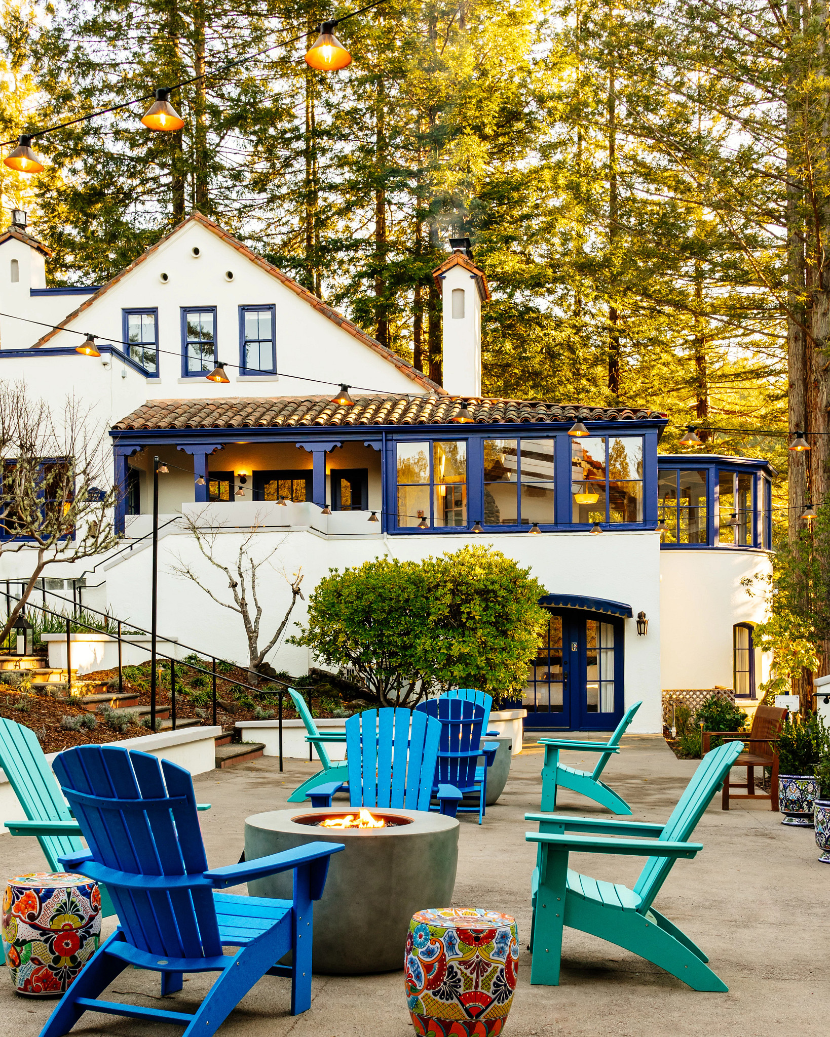 Courtyard and Belden House