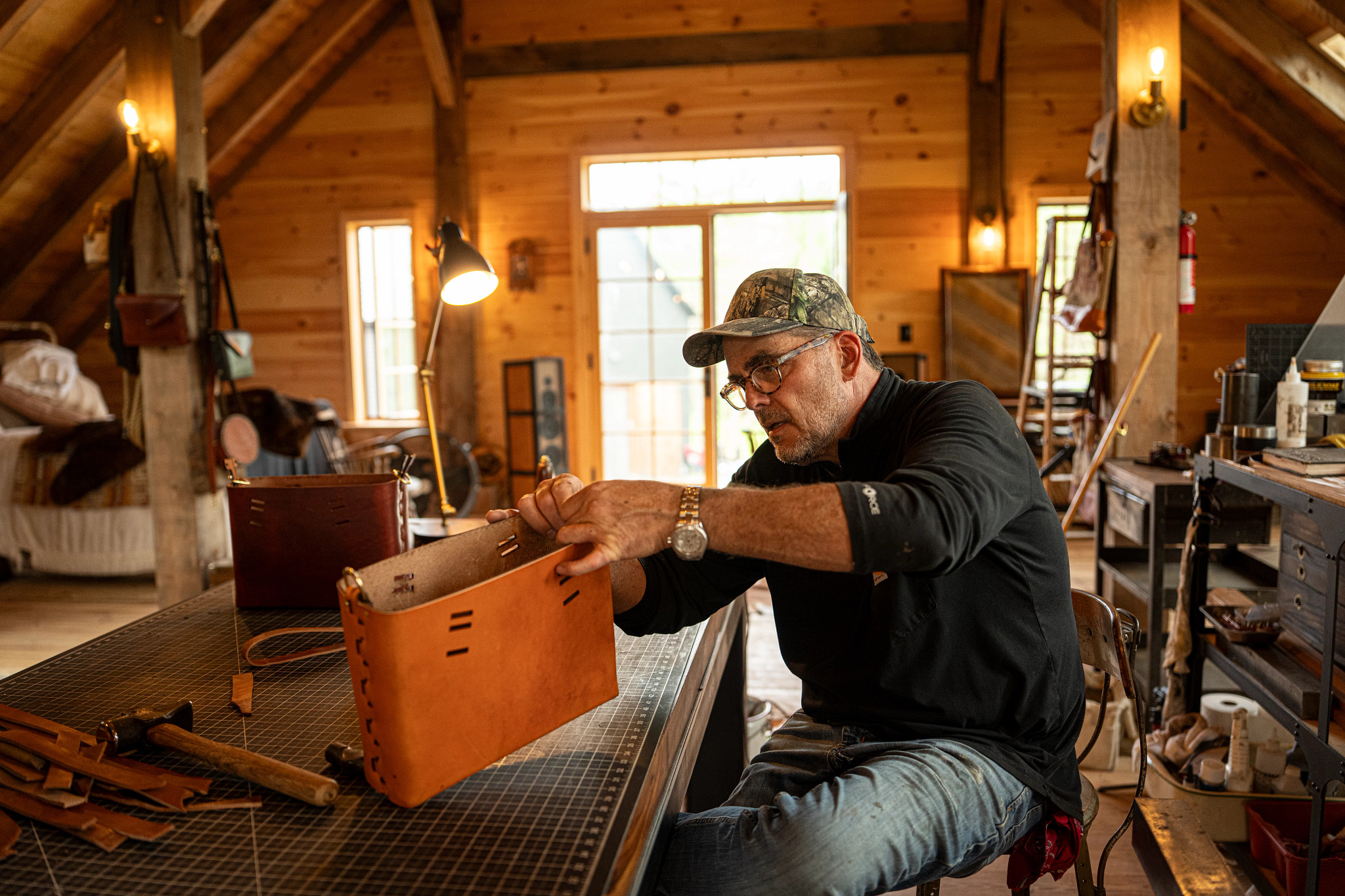 A photo shows Jimmy DiResta in his workshop.