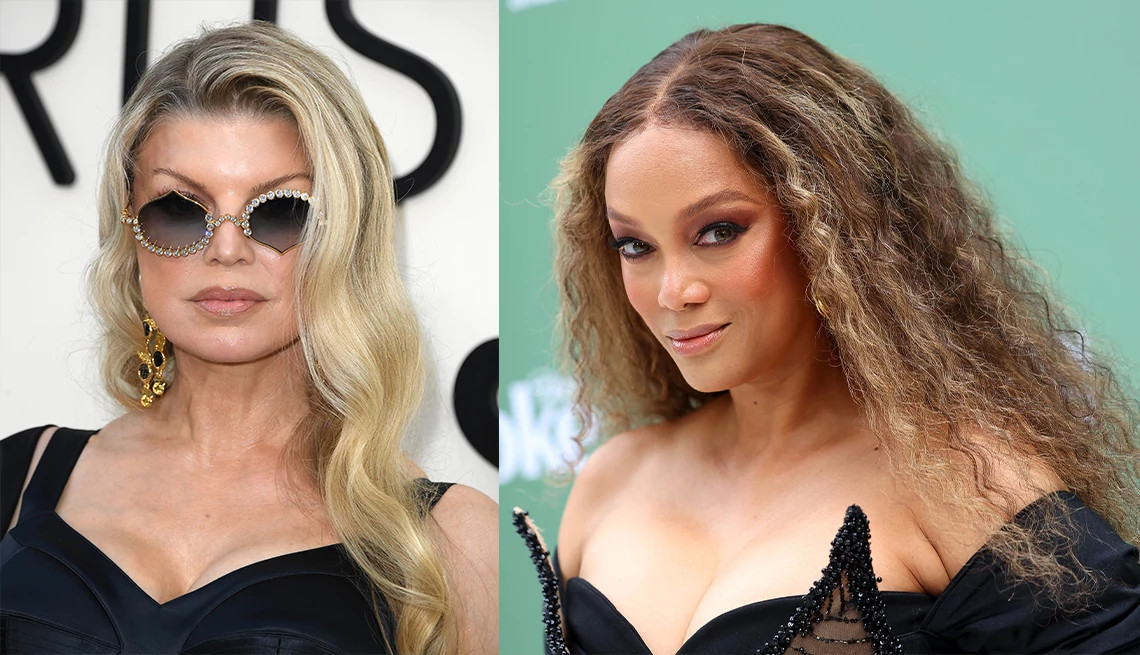 Fergie and Tyra Banks